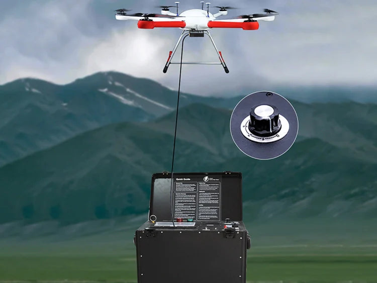 High-Voltage Tethered Drone Power System T60