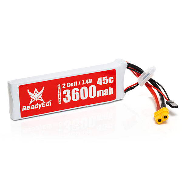 ReadyEdi 3600mAH 7.4V 45C 2S1P Lipo Battery Pack With XT60 Plug