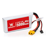 ReadyEdi 5000mAH 7.4V 45C 2S1P Lipo Battery Pack With XT60 Plug