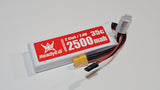 ReadyEdi 2500mAH 7.4V 35C 2S1P Lipo Battery Pack With XT60 Plug