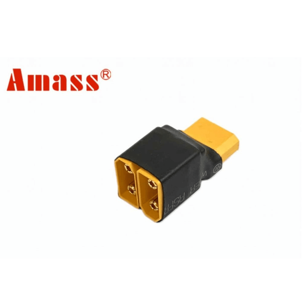 AMASS Short adapter XT90 2x battery serial