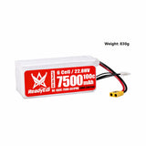 ReadyEdi 7500mAH 22.8HV 100C Heli / RC Car Lipo Battery Pack With XT60/XT90 Amass Plug
