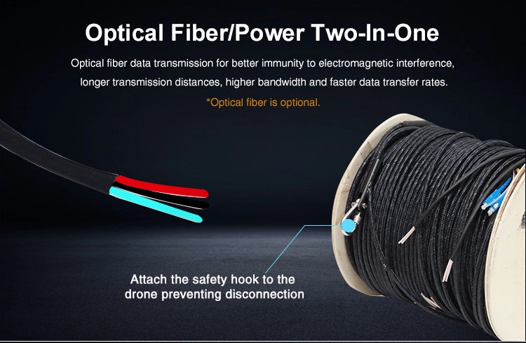 High-Voltage Tethered Drone Power System T60